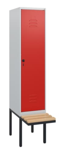 C+P Spind Classic Plus mit Sitzbank, Abteilbreite 400 mm