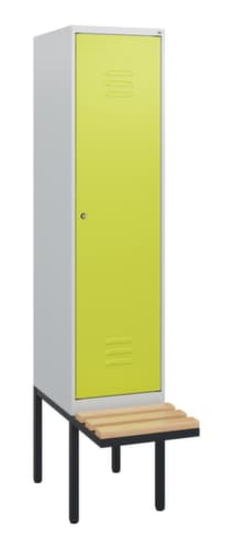 C+P Spind Classic Plus mit Sitzbank, Abteilbreite 400 mm