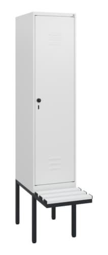 C+P Spind Classic Plus mit Sitzbank, Abteilbreite 400 mm
