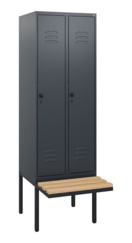 C+P Spind Classic Plus mit Sitzbank, Abteilbreite 300 mm