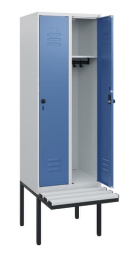 C+P Spind Classic Plus mit Sitzbank, Abteilbreite 300 mm