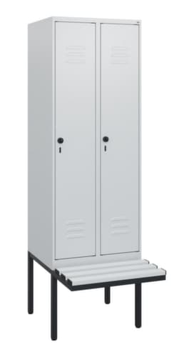 C+P Spind Classic Plus mit Sitzbank, Abteilbreite 300 mm