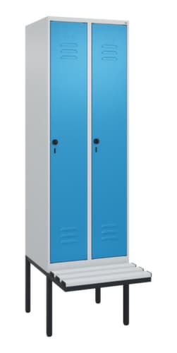 C+P Spind Classic Plus mit Sitzbank, Abteilbreite 300 mm