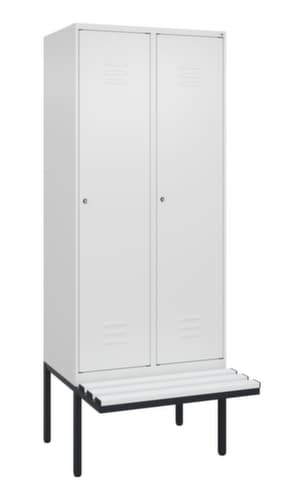 C+P Spind Classic Plus mit Sitzbank, Abteilbreite 400 mm