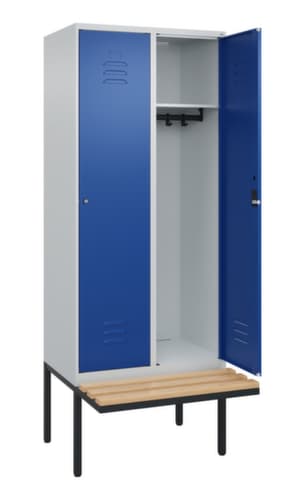 C+P Spind Classic Plus mit Sitzbank, Abteilbreite 400 mm