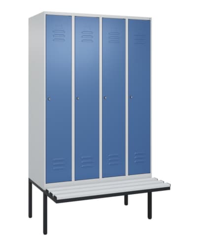 C+P Spind Classic Plus mit Sitzbank, Abteilbreite 300 mm