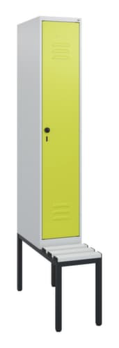 C+P Spind Classic Plus mit Sitzbank, Abteilbreite 300 mm