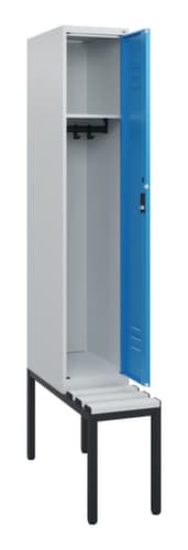 C+P Spind Classic Plus mit Sitzbank, Abteilbreite 300 mm