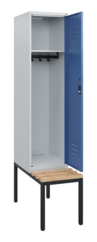C+P Spind Classic Plus mit Sitzbank, Abteilbreite 400 mm
