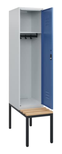 C+P Spind Classic Plus mit Sitzbank, Abteilbreite 400 mm