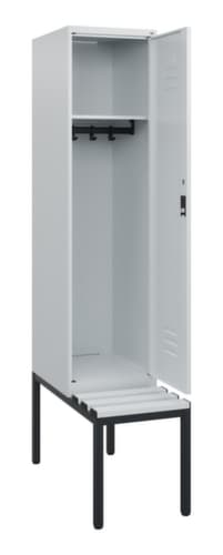 C+P Spind Classic Plus mit Sitzbank, Abteilbreite 400 mm