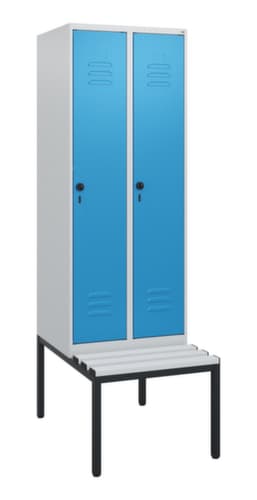C+P Spind Classic Plus mit Sitzbank, Abteilbreite 300 mm