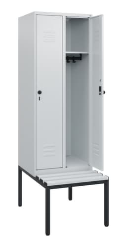 C+P Spind Classic Plus mit Sitzbank, Abteilbreite 300 mm