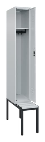 C+P Spind Classic Plus mit Sitzbank, Abteilbreite 300 mm