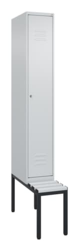 C+P Spind Classic Plus mit Sitzbank, Abteilbreite 300 mm