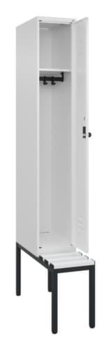C+P Spind Classic Plus mit Sitzbank, Abteilbreite 300 mm