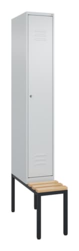C+P Spind Classic Plus mit Sitzbank, Abteilbreite 300 mm