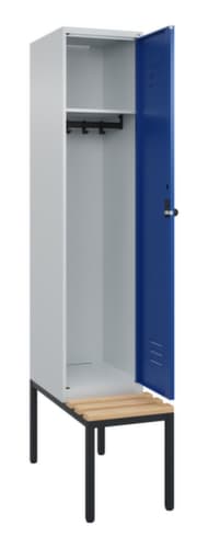 C+P Spind Classic Plus mit Sitzbank, Abteilbreite 400 mm