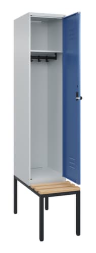 C+P Spind Classic Plus mit Sitzbank, Abteilbreite 400 mm