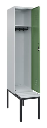 C+P Spind Classic Plus mit Sitzbank, Abteilbreite 400 mm