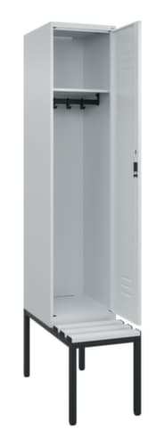 C+P Spind Classic Plus mit Sitzbank, Abteilbreite 400 mm