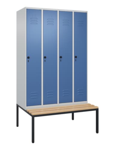 C+P Spind Classic Plus mit Sitzbank, Abteilbreite 300 mm