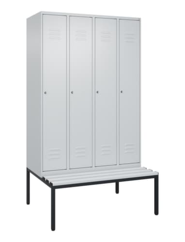 C+P Spind Classic Plus mit Sitzbank, Abteilbreite 300 mm