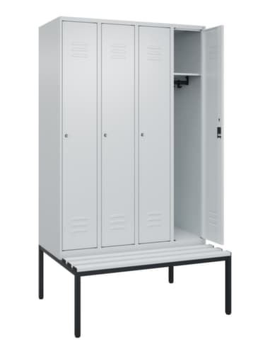 C+P Spind Classic Plus mit Sitzbank, Abteilbreite 300 mm
