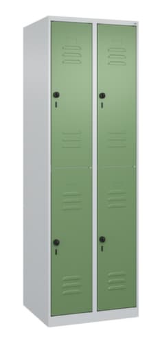 C+P Doppelstöckiger Spind Classic Plus, Abteilbreite 300 mm