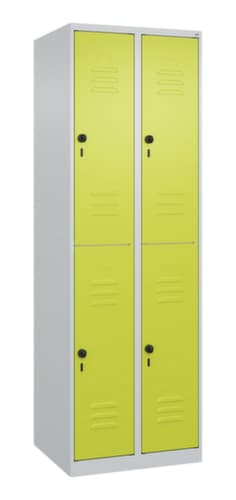 C+P Doppelstöckiger Spind Classic Plus, Abteilbreite 300 mm
