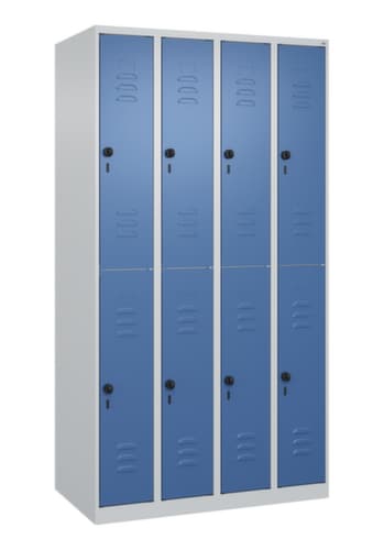 C+P Doppelstöckiger Spind Classic Plus, Abteilbreite 250 mm