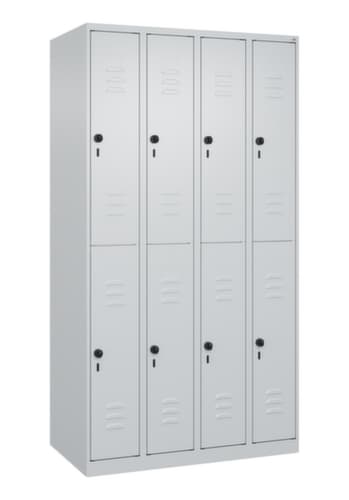C+P Doppelstöckiger Spind Classic Plus, Abteilbreite 250 mm