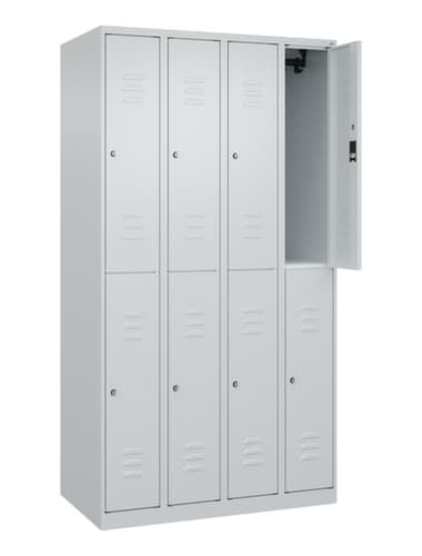 C+P Doppelstöckiger Spind Classic Plus, Abteilbreite 250 mm