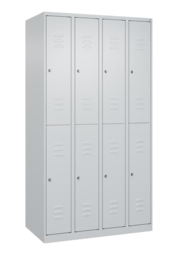 C+P Doppelstöckiger Spind Classic Plus, Abteilbreite 250 mm