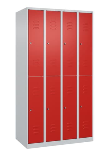 C+P Doppelstöckiger Spind Classic Plus, Abteilbreite 250 mm