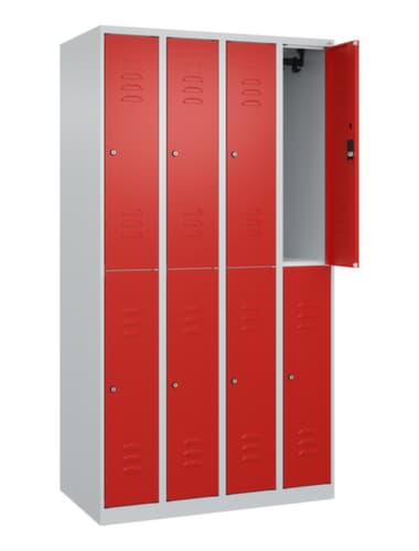 C+P Doppelstöckiger Spind Classic Plus, Abteilbreite 250 mm