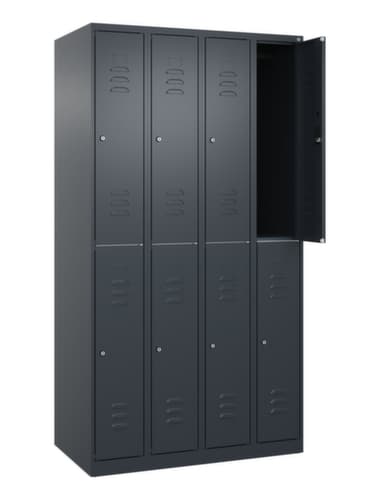 C+P Doppelstöckiger Spind Classic Plus, Abteilbreite 250 mm