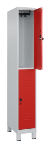C+P Doppelstöckiger Spind Classic Plus, Abteilbreite 300 mm