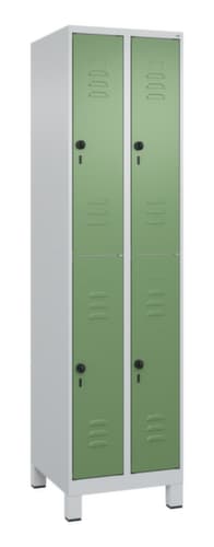 C+P Doppelstöckiger Spind Classic Plus, Abteilbreite 250 mm
