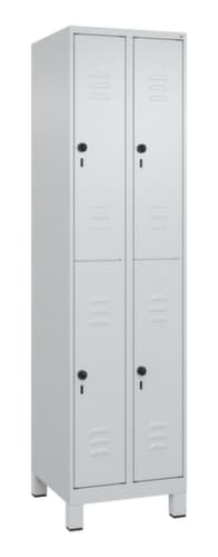 C+P Doppelstöckiger Spind Classic Plus, Abteilbreite 250 mm