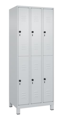 C+P Doppelstöckiger Spind Classic Plus, Abteilbreite 250 mm