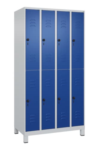 C+P Doppelstöckiger Spind Classic Plus, Abteilbreite 250 mm