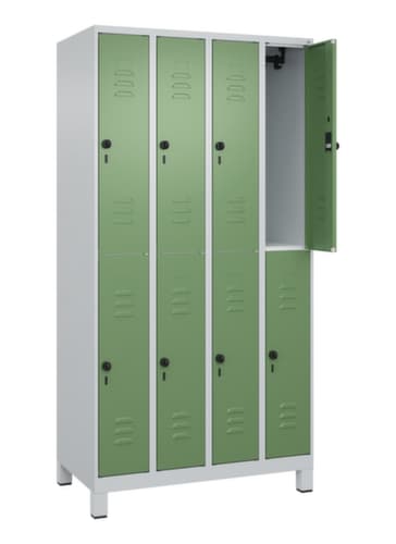 C+P Doppelstöckiger Spind Classic Plus, Abteilbreite 250 mm