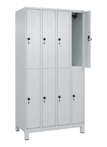 C+P Doppelstöckiger Spind Classic Plus, Abteilbreite 250 mm