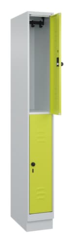 C+P Doppelstöckiger Spind Classic Plus, Abteilbreite 250 mm
