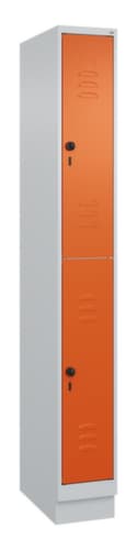 C+P Doppelstöckiger Spind Classic Plus, Abteilbreite 250 mm