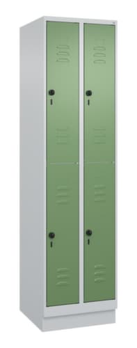 C+P Doppelstöckiger Spind Classic Plus, Abteilbreite 250 mm