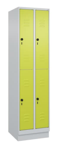 C+P Doppelstöckiger Spind Classic Plus, Abteilbreite 250 mm