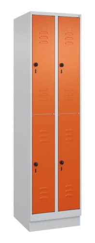C+P Doppelstöckiger Spind Classic Plus, Abteilbreite 250 mm