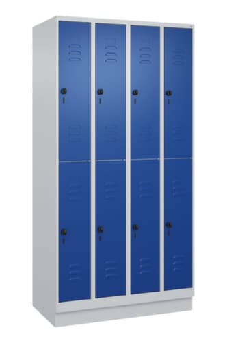 C+P Doppelstöckiger Spind Classic Plus, Abteilbreite 250 mm